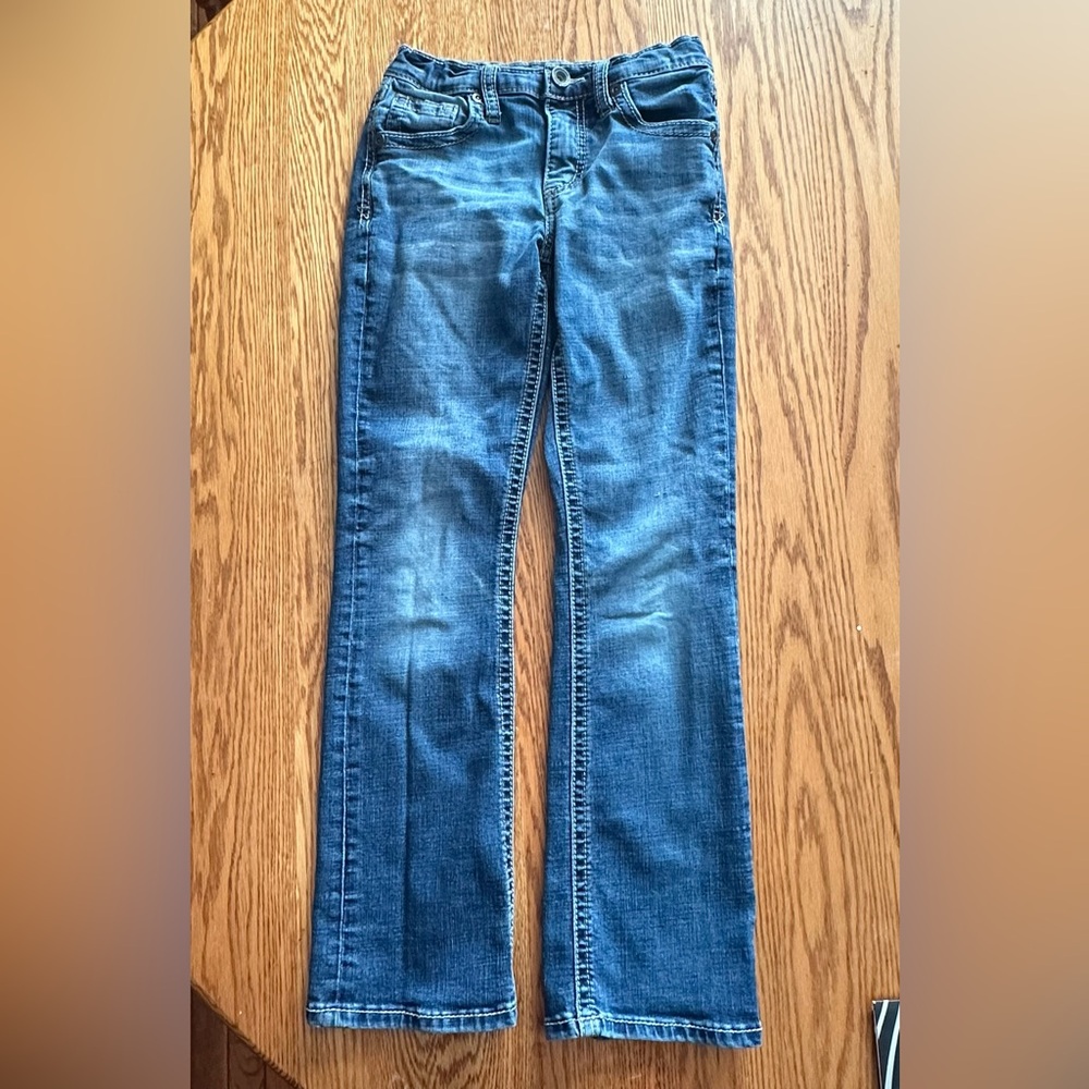 Preowned Boy’s Sz 8 BKE Conner Bootcut 5 Pocket Adjustable Waist Denim Jeans